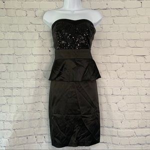 Forever 21 Plus Black Strapless Dress 1X